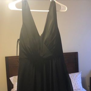 Partially sheer high to low Shein dress.